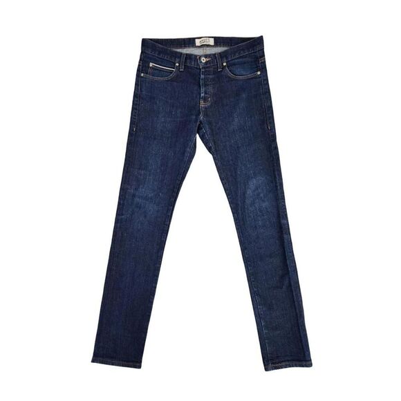 Naked & Famous Super Skinny Guy Stretch Selvedge Jeans 32x34 Indigo